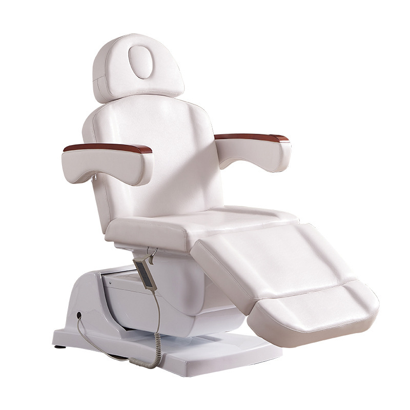 Suministro directo de fábrica, cama de belleza totalmente eléctrica, cama especial para salones de belleza, cama para pestañas, cama de masaje para limpieza de oídos, cama de masaje ajustable.
