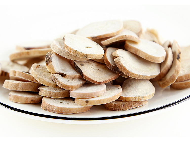 Premium White Peony Root Bai Shao 500g Sulfur-Free Dried Slices for Decoction and Powder quality and texture