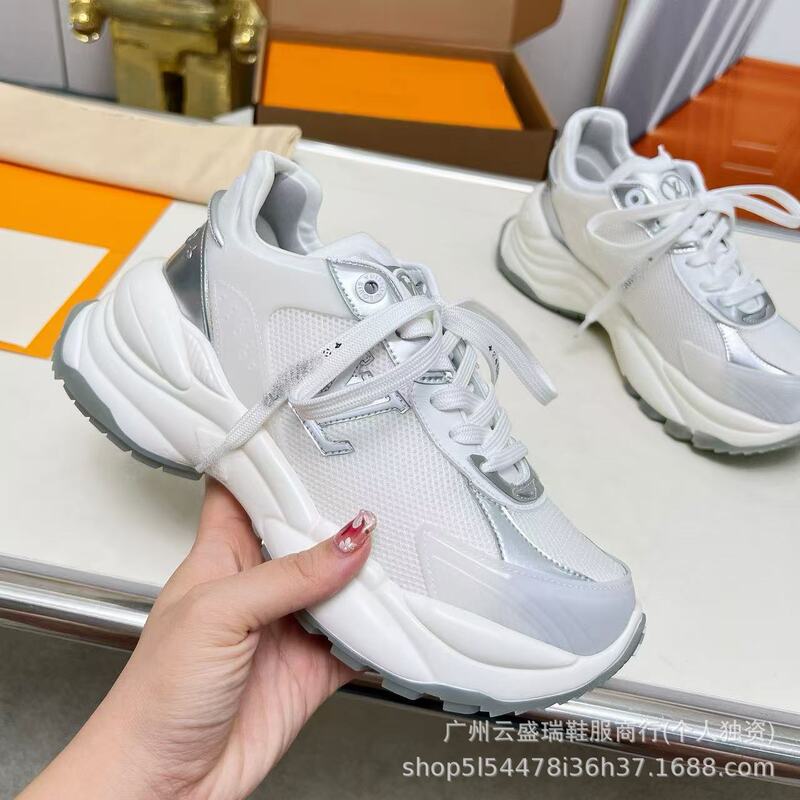 2026 Spring and Summer New Style Sports Shoes with Thick Soles, Lace-Up, Color-Blocking, Floral, Breathable Denim, Height-Increasing Shoes, Trendy Tennis Shoes 2026 Spring and Summer New Style Sports Shoes with Thick Soles, Lace-Up, Color-Blocking, Floral, Breathable Denim, Height-Increasing Shoes, Trendy Tennis Shoes
