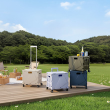 野营拖车折叠拉杆车摆摊便携取快递手推车子拉杆收纳露营野餐团建