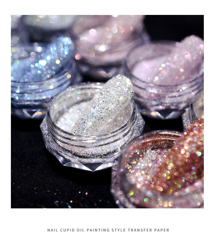 Nail Art Crystal Crushed Diamond Powder, Trendy New Product, Sparkling Mixed Micro Diamonds, Glitter Nail Sequins, Diamond Decorations