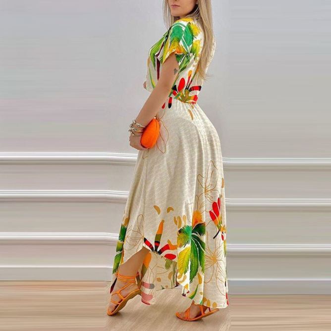 Holiday Women's Vacation Plant Polyester Printing Skirt Sets Skirt Sets display picture 1