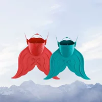 Детские ласты-русалка, цельные, с хвостом кита, разноцветные, регулируемые, удобные, для тренировок по дайвингу, прямые продажи с фабрики