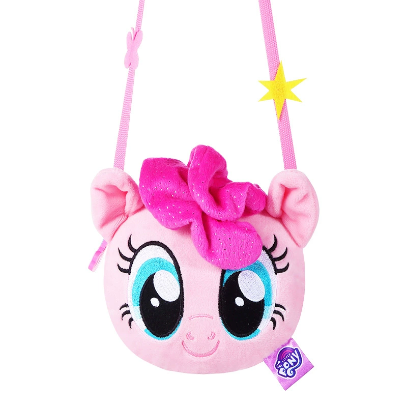 Плюшевая сумка для телефона (My Little Pony) милая детская через плечо, дизайн единорога, 14×3×14 см