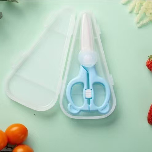 ceramic children's handheld food scissors for supplementary food