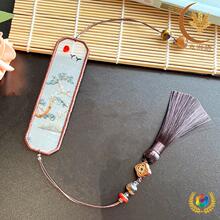 ✅湘绣纯手工刺绣双面绣书签伴手礼湖南特色礼品送老师同学北京礼