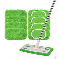 Swiffer Sweeper 拖把替换布重复使用拖布水洗雪尼尔平板拖把布