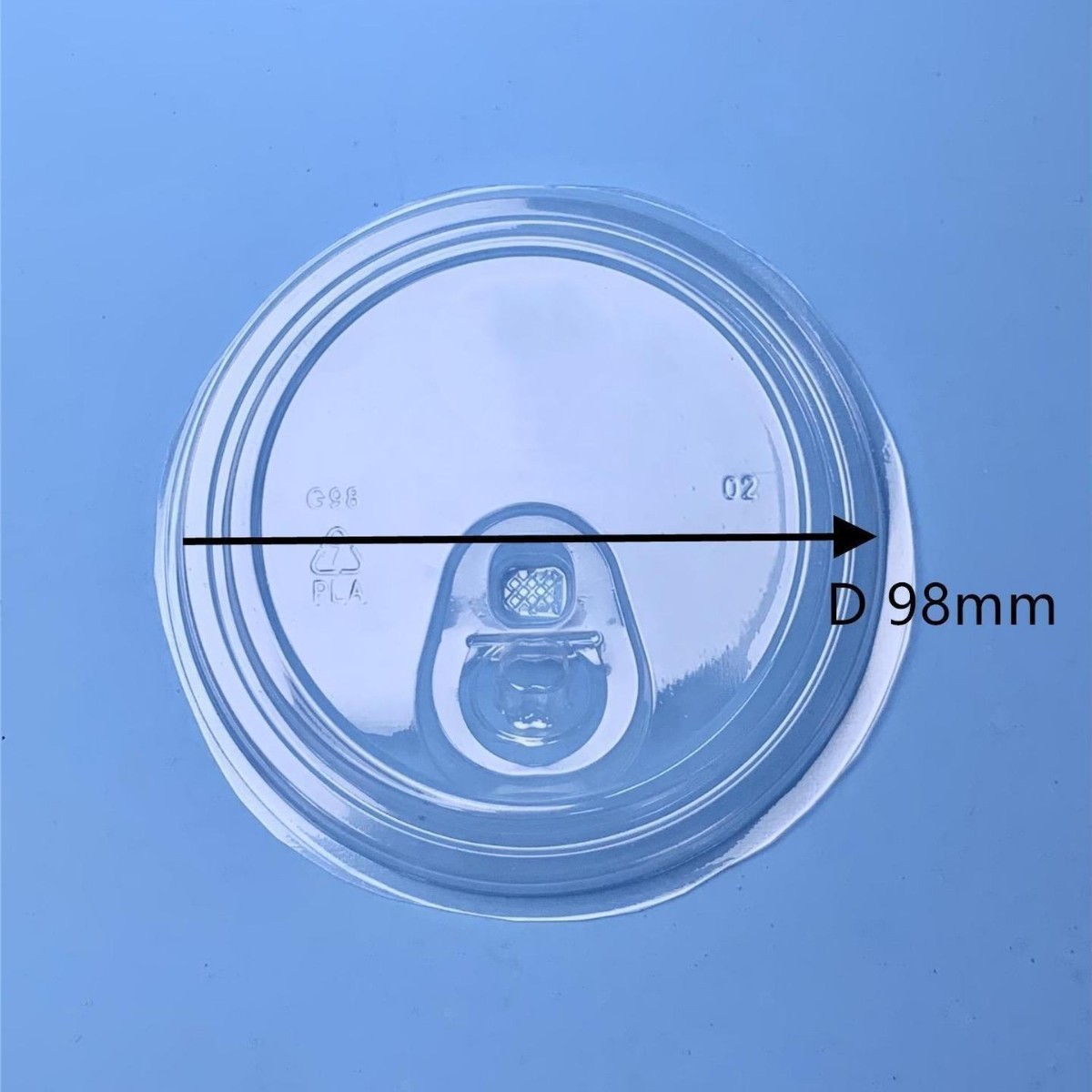 Vaso desechable para té con leche, calibre 98, 300-720 ml, vaso PLA para bebidas frías, vaso de café biodegradable y ecológico