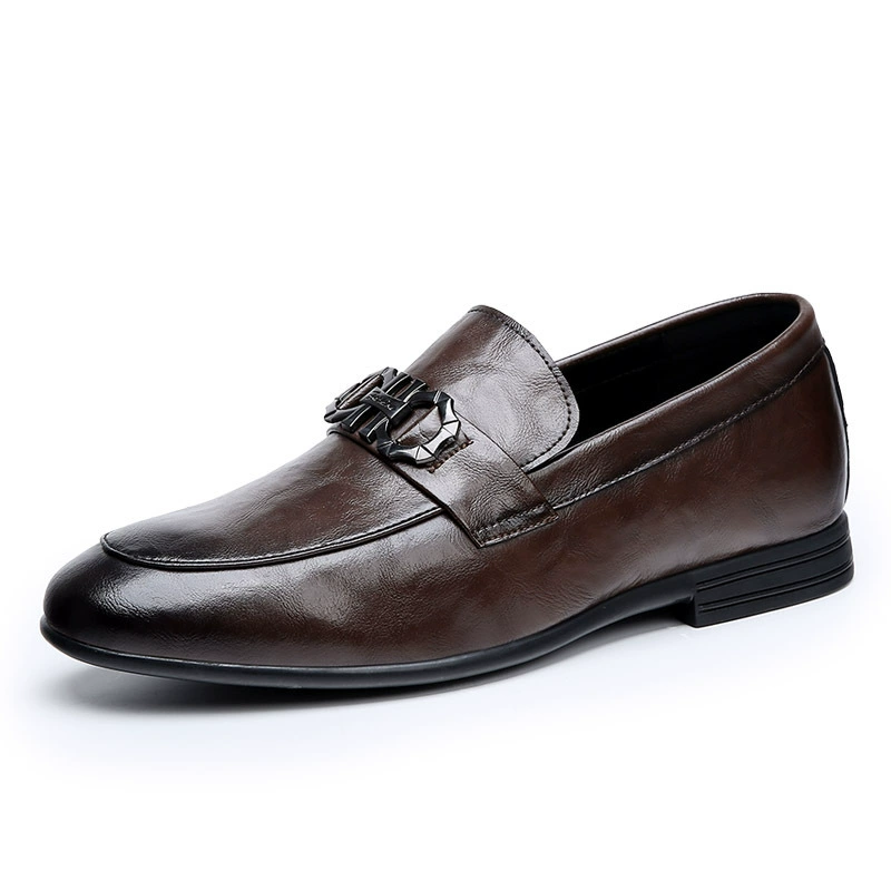 Elite classic suit for leather shoes, wedding shoes for black leather for leisure, soft sole, Korean style