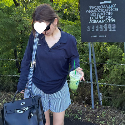 WX 06/16 M1U系同款 棉polo衫 轻薄防晒长袖T恤上衣