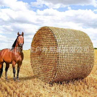 6x6f捆干草网适用于马匹和牲畜 4x4ft 慢速喂食 5x5ft hay net