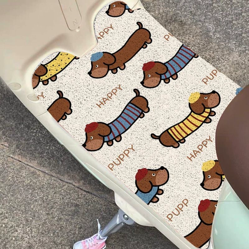 Новый прочный противоскользящий защитный коврик для собак с колбасой для автомобиля, коврик для ног электромобиля с проволочной петлей свободной резки.