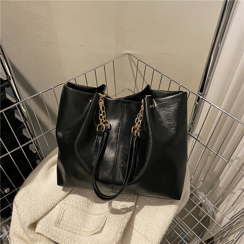 Autumn and Winter New Large Capacity Tote Bag Women's Bag 2022 Trendy Korean Style Texture Student Class Bag Shoulder Handbag