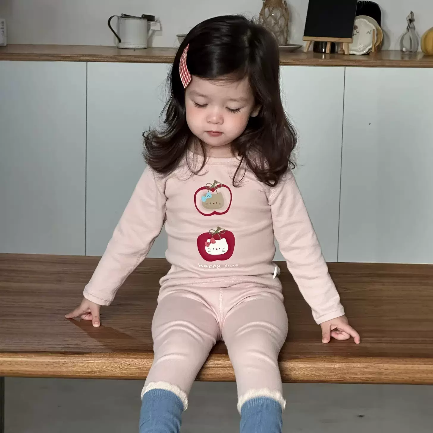 【2025升级版】儿童睡衣女童A类秋衣秋裤羊毛拉架家居服套装