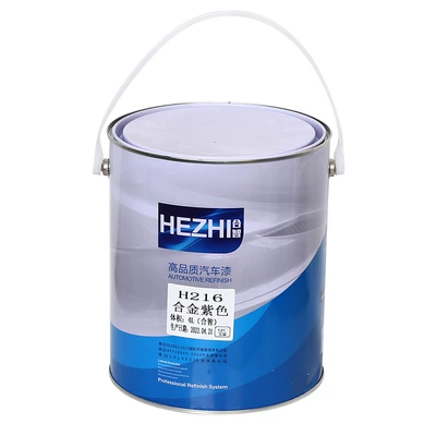 Manufacturer's Alloy Topcoat for Stainless Steel Galvanized Pipes, Specialized Paint for Machinery, No Primer Required, All-In-One Paint for Base and Top Coats (Avtomobil boyası) - h216-alloy-purple-4l