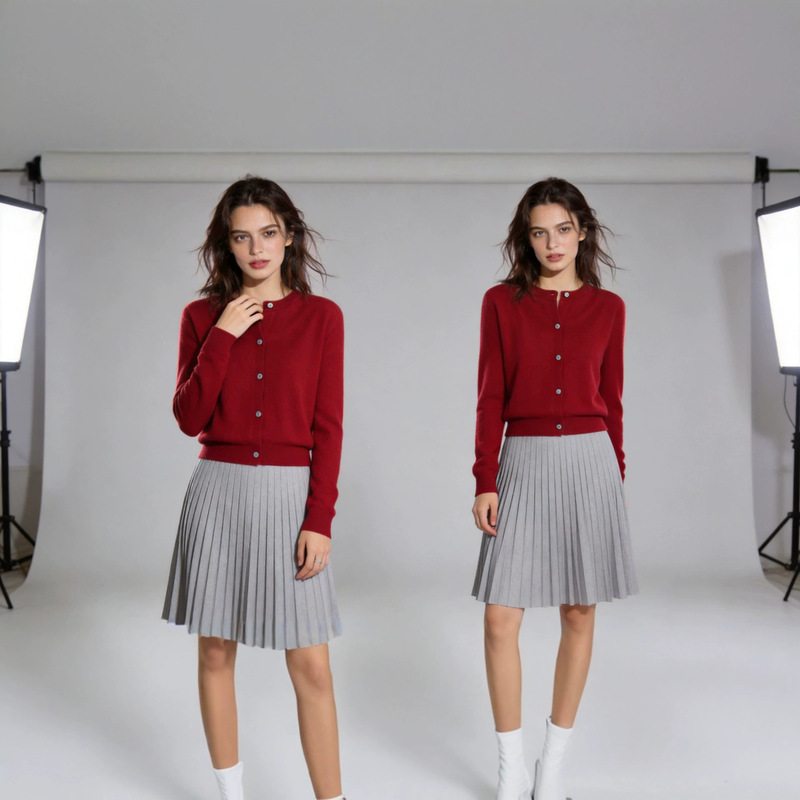 2026 Women's Coat Wholesale Early Spring Solid Color Round Neck Sweater Women's Long-Sleeve Knit Cardigan Early Spring Commuting Wear 2026 Women's Coat Wholesale Early Spring Solid Color Round Neck Sweater Women's Long-Sleeve Knit Cardigan Early Spring Commuting Wear