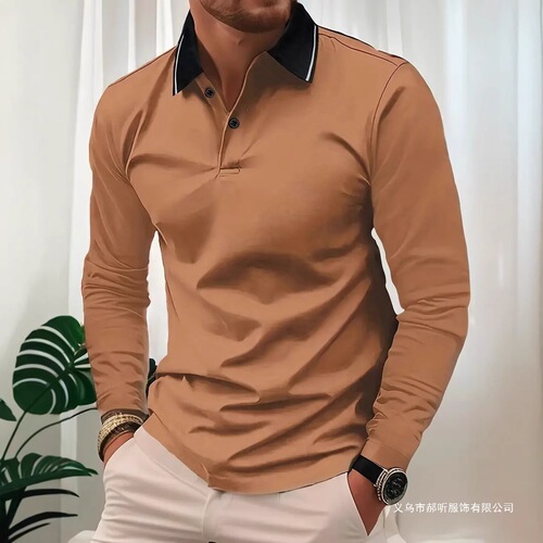 Men's Long-Sleeve Business Casual Breathable Moisture-Wicking Commute Daily Top - New Autumn Collection