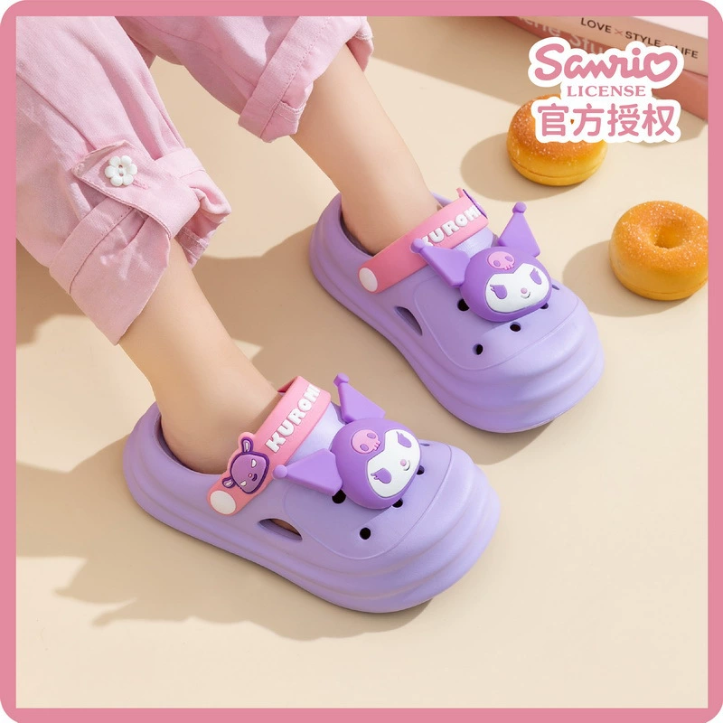 Санрио детская пещерная обувь милый мультфильм домашний крытый открытый пляж Баотоу сандалии