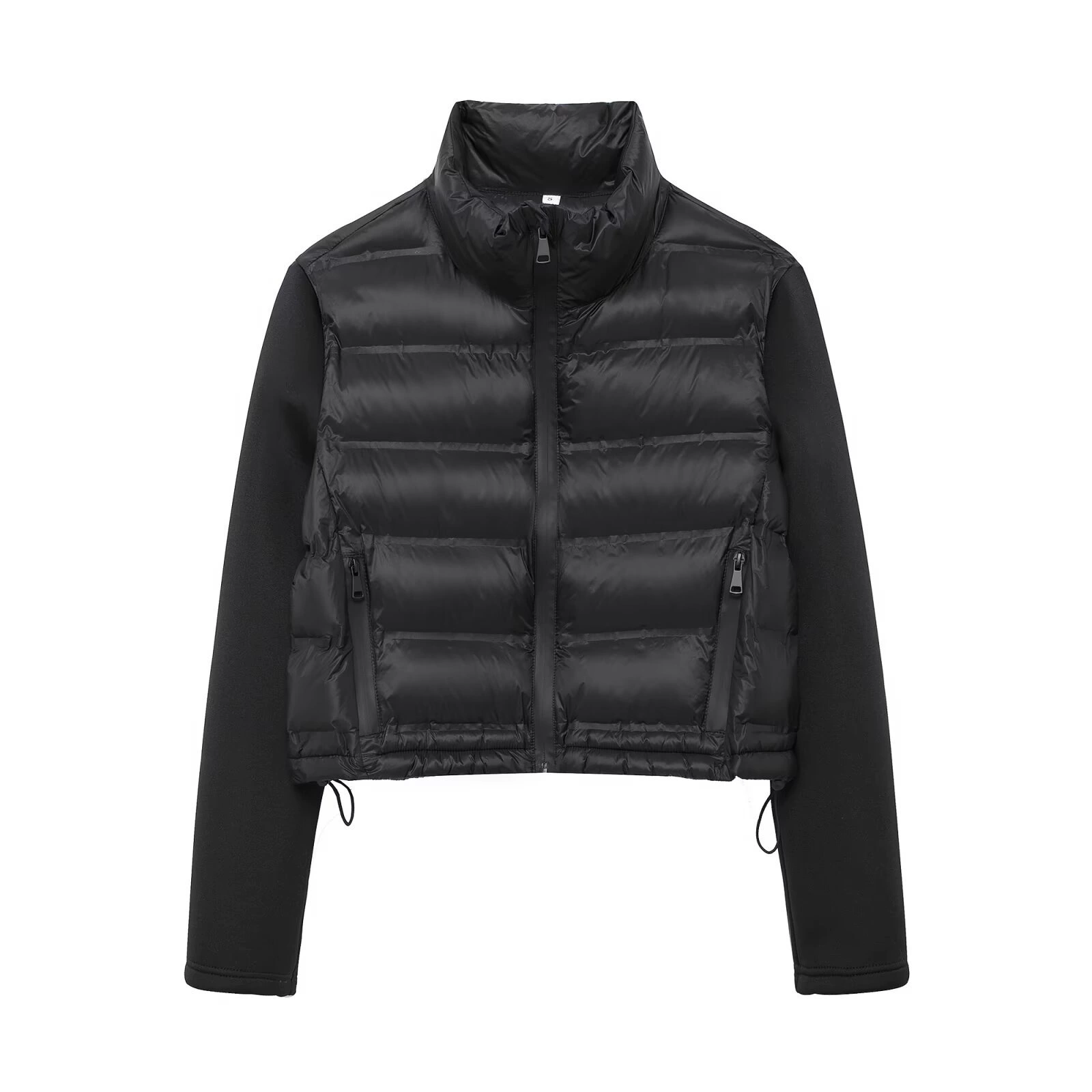 PB & ZA женская одежда 2024 осень-зима новый дикий повседневный сплошной цвет хлопчатобумажная куртка куртка 4391809