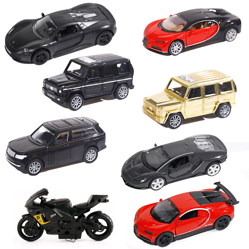 Sports car off-road vehicle G63 model Cake Decoration Engineering car ornaments male god birthday plug-in motorcycle ornaments