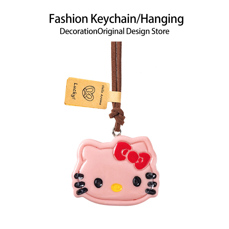 手作りアルカリ水パンストラップかわいい車載バックミラーストラップ貝果かわいいミニアクセサリーdiy装飾