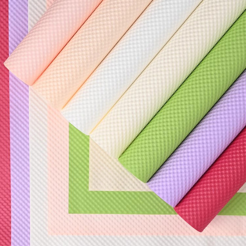 Floral Pointed Pattern Paper Series Bow Flower Paper 3D Solid Color Romantic Instagram Style Flower Arrangement Flower Art Factory Direct Sale