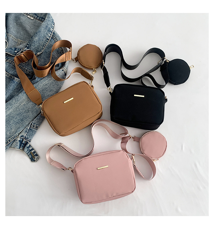 Women's Small Pu Leather Solid Color Streetwear Zipper Shoulder Bag display picture 13