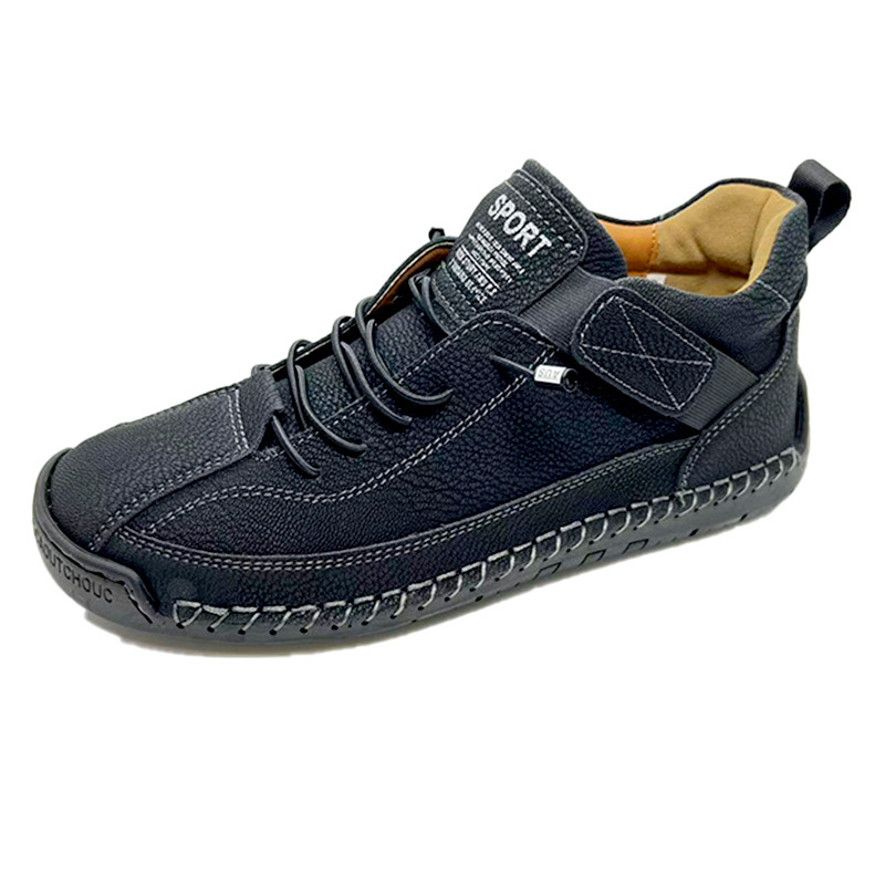 Cross-Border Amazon Autumn and Winter Men's Mid-Top Genuine Leather Casual Shoes Lace-Up Work Boots Non-Slip Wear-Resistant Outdoor Hiking Shoes Cross-Border Amazon Autumn and Winter Men's Mid-Top Genuine Leather Casual Shoes Lace-Up Work Boots Non-Slip Wear-Resistant Outdoor Hiking Shoes