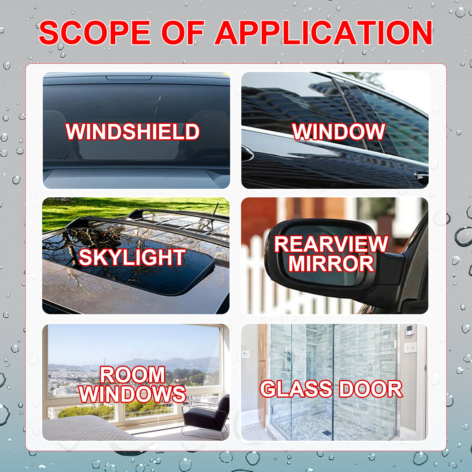 Rayhong Windshield Care Cream Dust Removal Rainproof Coating Car Anti-Splash Coating Care Brightening Cream
