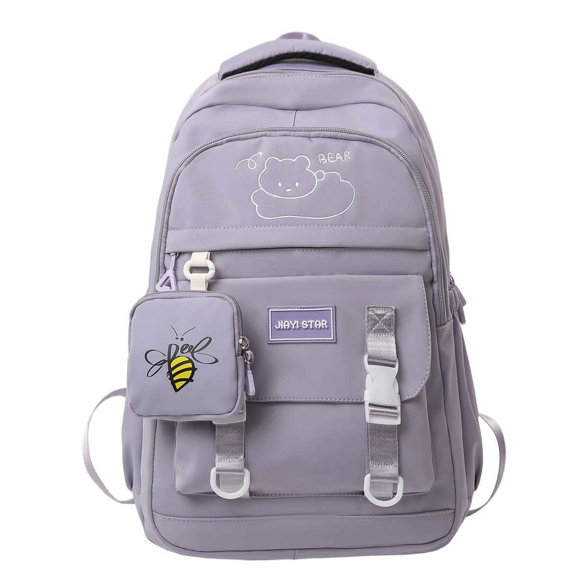 Mochila de gran capacidad JIAYISTAR transfronteriza nueva moda coreana simple bolsas escolares de estudiantes de secundaria calientes