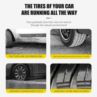 Cream Tire Cleaning Wheel | Cleaning/curing agent