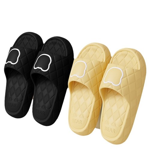 Flip-flops summer cartoon sandals women thick sole home one-piece indoor shower sandals men Eva cool sandals