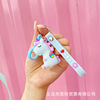 Cartoon keychain from soft rubber, pendant, doll, unicorn, Birthday gift, wholesale