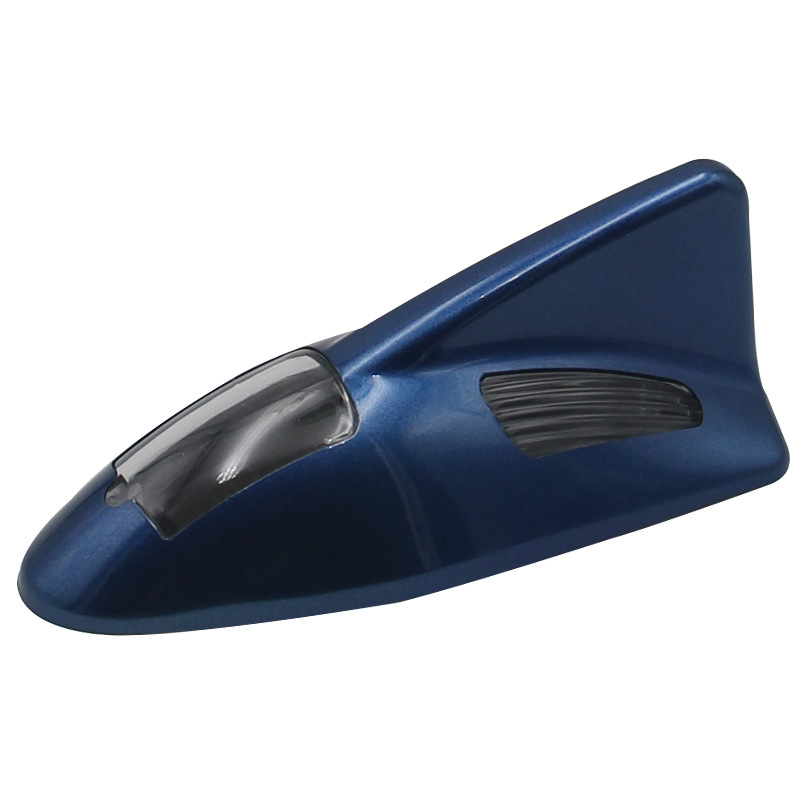 Qìchē – vehicle antenna Warning Light Shark - blue