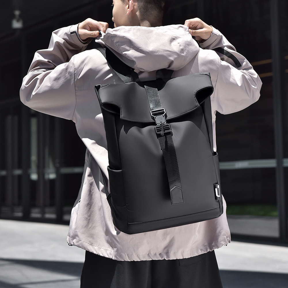 Men's Large Capacity Backpack For Commuting, Laptop Business Casual College Student Backpack, Waterproof Travel Bag For Men_voghion.com