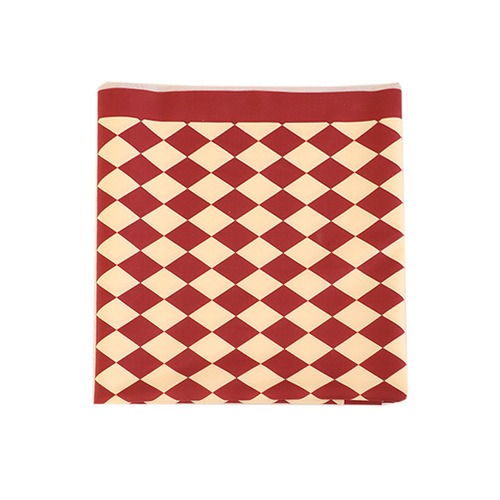 Waterproof and Oil-Proof Light Luxury High-End Red Round Tablecloth for New Year, Mahjong Table, Dining Table, Disposable Table Mat