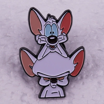Two mice Cartoon Cartoon brooch metal badge accessories (Yaxa sancaqları) - e-26-4-1d06-03-c02