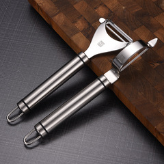 Wholesale 304 stainless steel multifunctional peeler for household kitchen peeling of apples, potatoes, vegetables and melons.