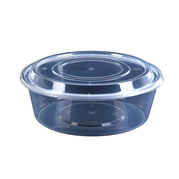 Round basin 2500ml thickened with lid 30 sets♢♢
