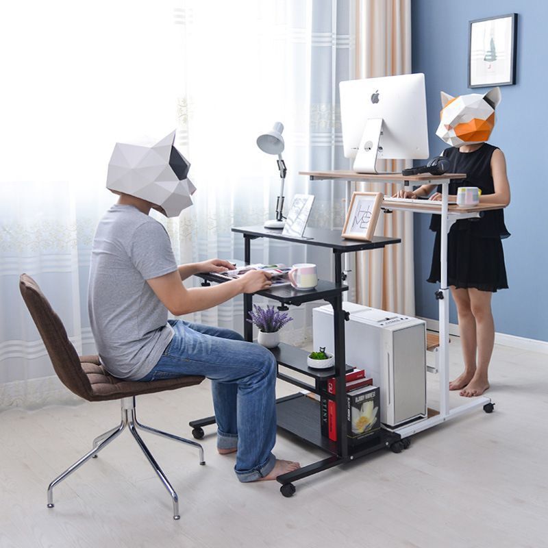 Standing Desk, Adjustable Computer Workstation, Home Study Desk, Adjustable Laptop Desk