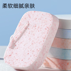厚みのある洗顔スポンジ、極厚で柔らかく吸水性の高い洗顔スポンジ、繊細なメイク落とし加工品、怠け者のためのディープクレンジング