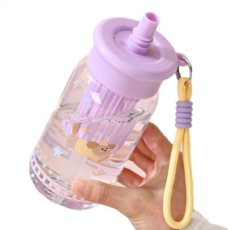 Kinder Trinkflasche Für Mädchen Mit Teesieb Und Strohhalm Motiv_voghion.com