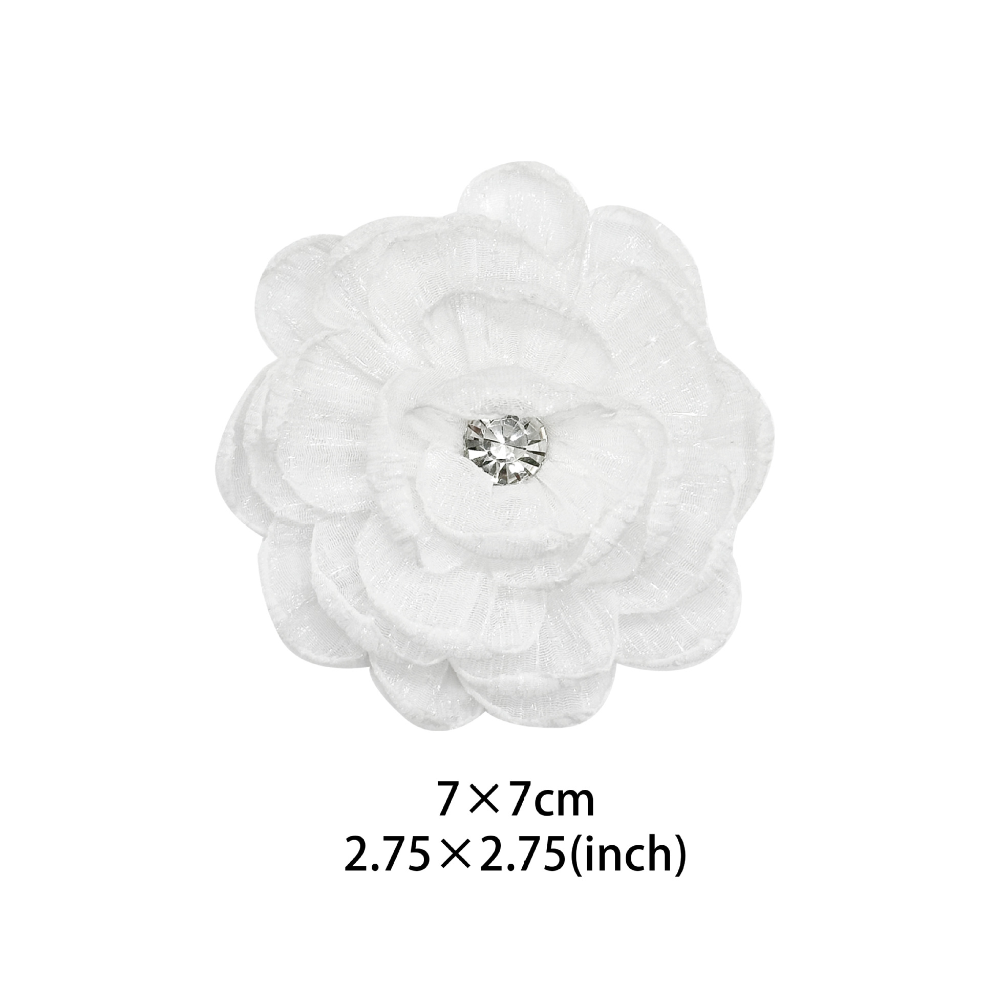 7cm mallas super temperamento de color ogan pequeñas flores materiales hechos a mano accesorios de ropa joyería tocado zapatos flores
