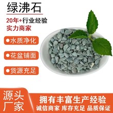 绿沸石厂家批发水产养殖吸氨除氮绿沸石颗粒污水处理用绿沸石滤料