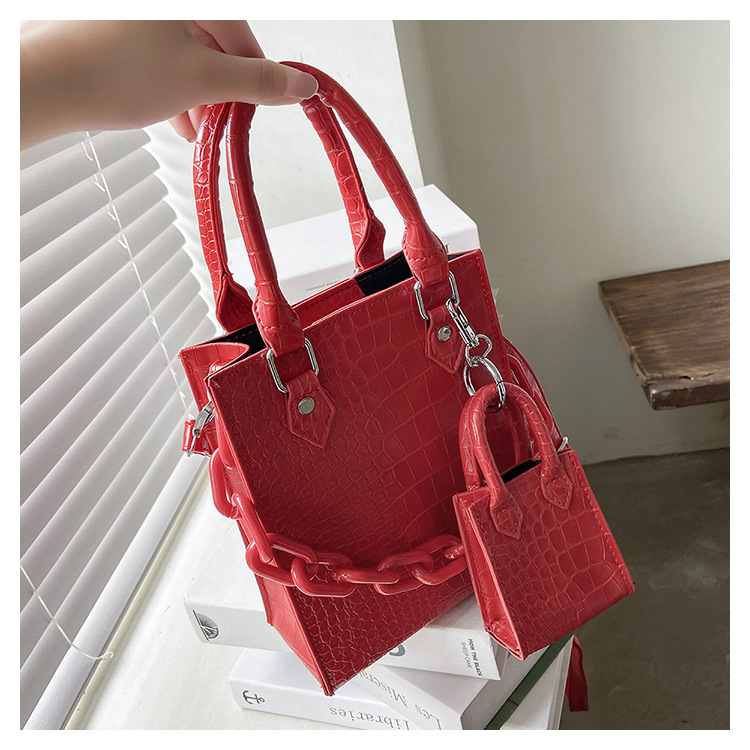 New Trendy Fashion Simple Portable Tote Bag display picture 6