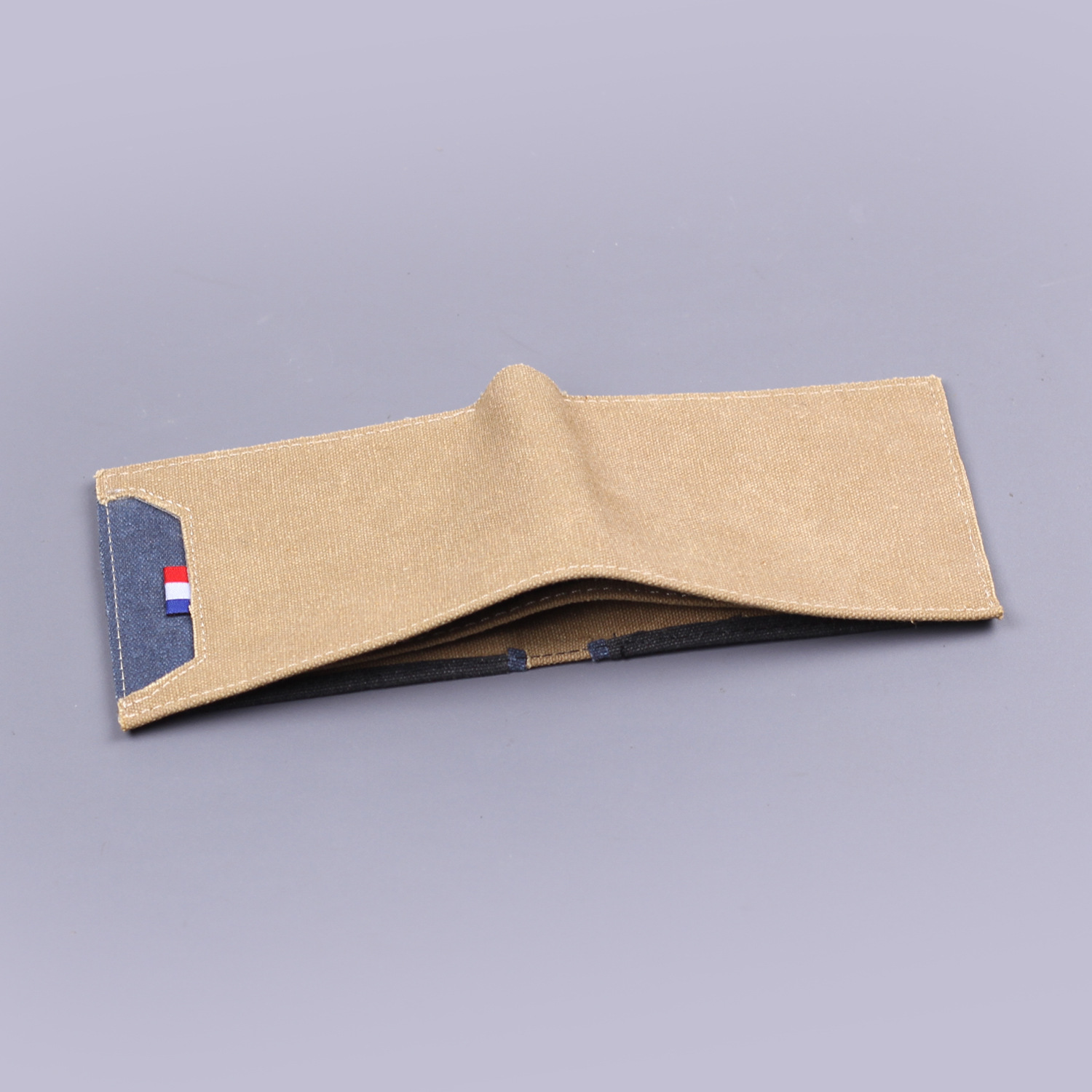 Canvas cartera de hombre cartera corta cartera de tarjetas cartera de hombre cartera de boletos de hombre jeans delgado hombre comercio electrónico transfronterizo