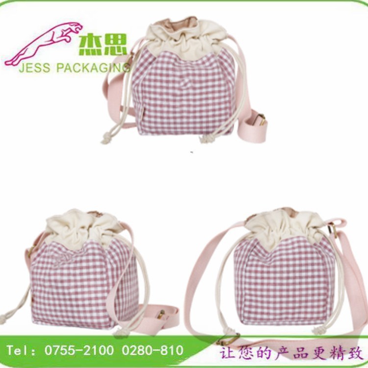 设计新款日本韩国手机收纳包抽绳束口袋手提包斜挎背包量大从优