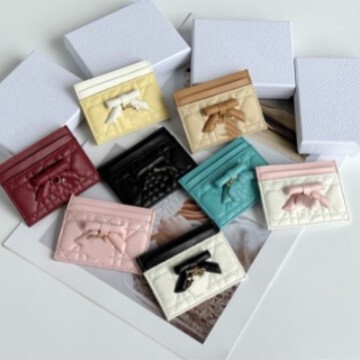 Bowknot card holder, hot-selling new model, multi-card slot coin purse, fashionable business card holder, ID card holder, wallet Bowknot card holder, hot-selling new model, multi-card slot coin purse, fashionable business card holder, ID card holder, wallet
