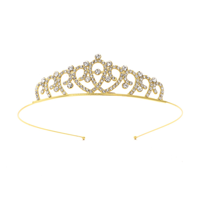 Diadema con Corona de Princesa Infantil de Metal Galvanizado para Cumpleaños y Fiestas image 73