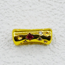 ����ɫ�~�18k����ʯ��N�y�����LͲ�������diy�ִ�����Ʒ